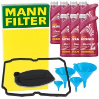 Mann Getriebefilter + 7L Getriebeöl
