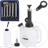 Bremsenentlüftungsgerät Bremsflüssigkeit 4L+ 1L + Bremsleitungsschlüssel 8-19 mm
