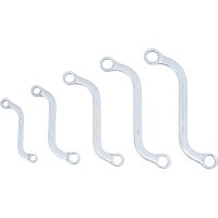 BGS S-Form Doppelringschlüssel-Satz, in Zoll, 3/8" - 3/4", 5- tlg.