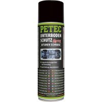 2x PETEC Unterbodenschutz Bitumen Spray schwarz, 500 ml