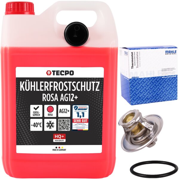 MAHLE Thermostat + TECPO Kühlerfrostschutz, 5 L