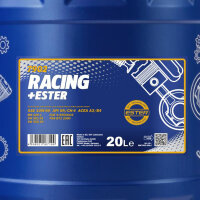 2x MANNOL 10W-60 RACING+ESTER 20L + HAHN