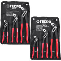 6x TECPO Wasserpumpenzangen Set Rohrzange...