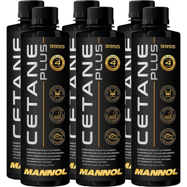 6x MANNOL Cetane Plus, 450mL