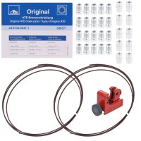 2x ATE Bremsleitung 5m Stahlleitung 4.75 mm + Schrauben +...