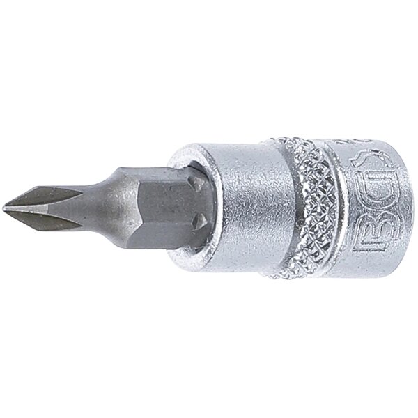 BGS Bit-Einsatz | Antrieb Innenvierkant 6,3mm (1/4") | Kreuzschlitz PH0