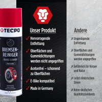 3x TECPO Bremsenreiniger Universal Reiniger, 500 ml