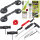 PETEC Scheibenkleber-Set 310 ml + TECPO Ausbau-Werkzeug + 2x TECPO Gummi-Doppelsauger, Ø 118 mm