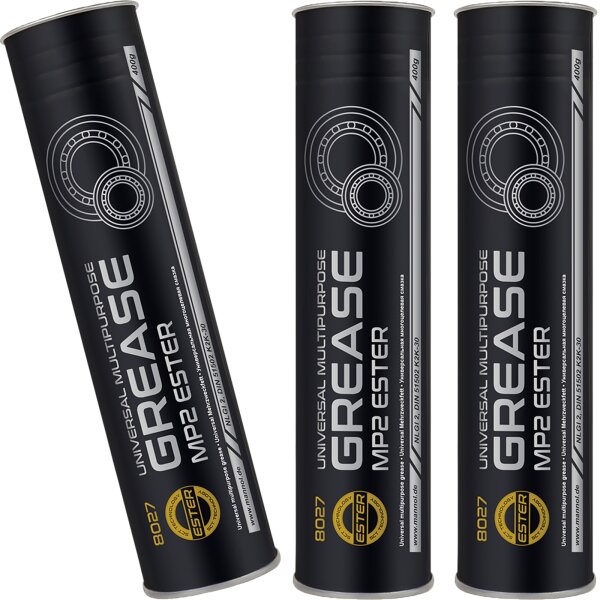 3x MANNOL Mehrzweckfett Universal Grease MP2, 400g