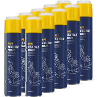 10x MANNOL 9931 Textile Foam, 650 ml