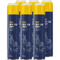 6x MANNOL 9931 Textile Foam, 650 ml