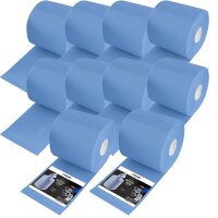 TECPO 10x Putzrolle blau 2-lagig 21x34 cm...