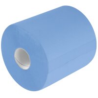 TECPO 4x Putzrolle blau 2-lagig 21x34 cm "MINI-500" (2000 Blatt)