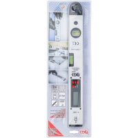 BGS Digitaler LCD-Winkelmesser mit Wasserwaage | 450 mm