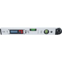 BGS Digitaler LCD-Winkelmesser mit Wasserwaage | 450 mm