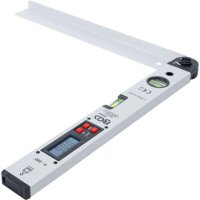 BGS Digitaler LCD-Winkelmesser mit Wasserwaage | 450 mm