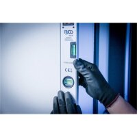 BGS Digitaler LCD-Winkelmesser mit Wasserwaage | 450 mm