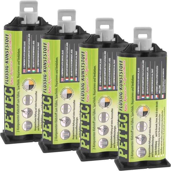4x PETEC Flüssigkunststoff 50 ml