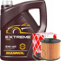 FEBI BILSTEIN Ölfilter + Schraube + MANNOL Extreme...
