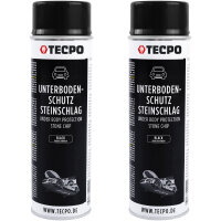 2x TECPO Unterbodenschutz überlackierbar schwarz,...