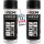 2x TECPO Thermolack Auspufflack Ofenlack 800°C schwarz 400 ml