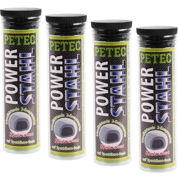 4x PETEC POWER Stahl, 50 g