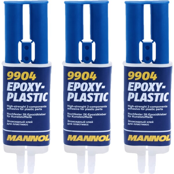 3x MANNOL 9904 Epoxy Plastic, 30g