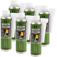 6x PETEC Benzin-Additiv, 300 ml