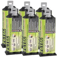 6x PETEC Flüssigkunststoff 50 ml