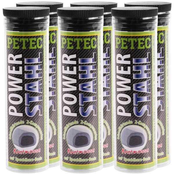 6x PETEC POWER Stahl, 50 g