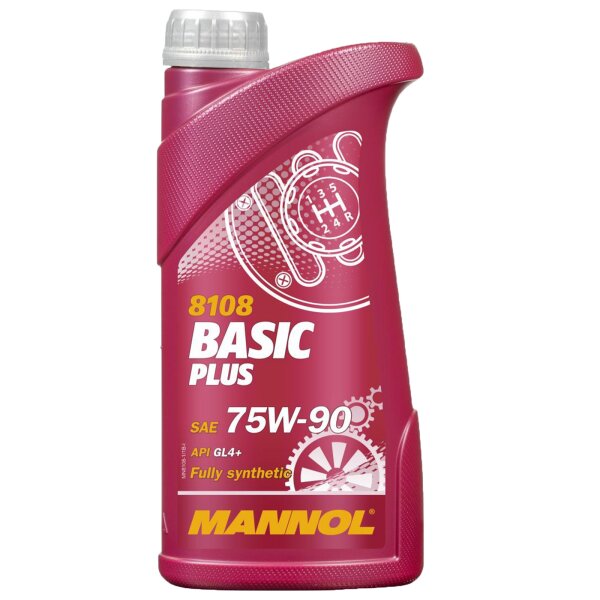 MANNOL Basic Plus Getriebeöl 75W-90 API GL 4+, 1 Liter