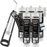 5x TECPO KKD 801 Karosserie Klebe- und Dichtmasse, 370g +...