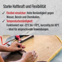 4x TECPO Sprühkleber Hochtemperatur Industriekleber, 500 ml