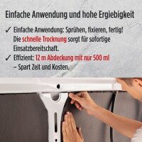 4x TECPO Sprühkleber Hochtemperatur Industriekleber, 500 ml