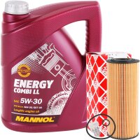 FEBI BILSTEIN Ölfilter + Schraube + MANNOL Energy...
