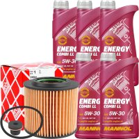 FEBI BILSTEIN Ölfilter + Schraube + MANNOL Combi LL...