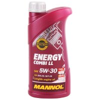 FEBI BILSTEIN Ölfilter + Schraube + MANNOL Combi LL 5W-30, 5x1 Liter