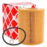FEBI BILSTEIN Ölfilter + MANNOL Combi LL 5W-30, 7L