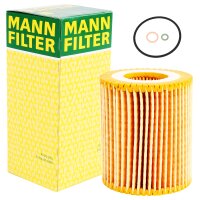 MANN-FILTER Ölfilter + CASTROL EDGE M 5W-30, 7x1L