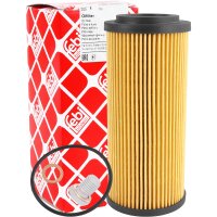 FEBI Ölfilter + Schraube + MANNOL Energy Combi LL 5W-30, 8 Liter