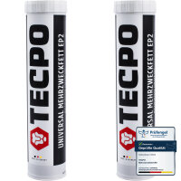 2x TECPO Universal Mehrzweckfett EP2, 400g
