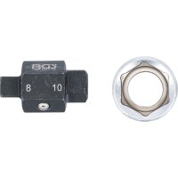 BGS Ölablassschrauben-Einsatz, Vierkant, 8 mm / 10 mm