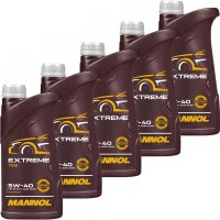 5x MANNOL Extreme 5W-40 API SN/CH-4, 1L