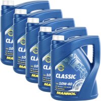 4x MANNOL Classic 10W-40 API SN/SM/CF, 5L