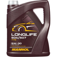 MANN-FILTER Ölfilter + MANNOL Longlife 504 / 507 5W-30, 5L