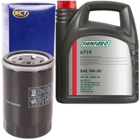 SCT Germany Ölfilter + FANFARO 5W-30 VW 504.00...