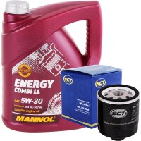 SCT Ölfilter + MANNOL Energy Combi LL 5W-30 API...