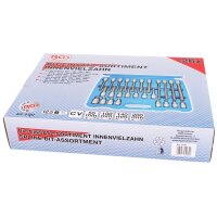 BGS Bit-Einsatz Sortiment 12.5 mm 1/2", Innenvielzahn, 26-tlg.