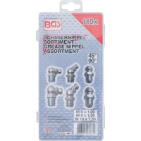 BGS Schmiernippel-Sortiment, 110-tlg.