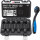 TECPO Kraft-Bit-Einsatz-Satz | T20-T80 | 10-tlg. + BGS Umschaltknarre, 12,5 mm (1/2")
